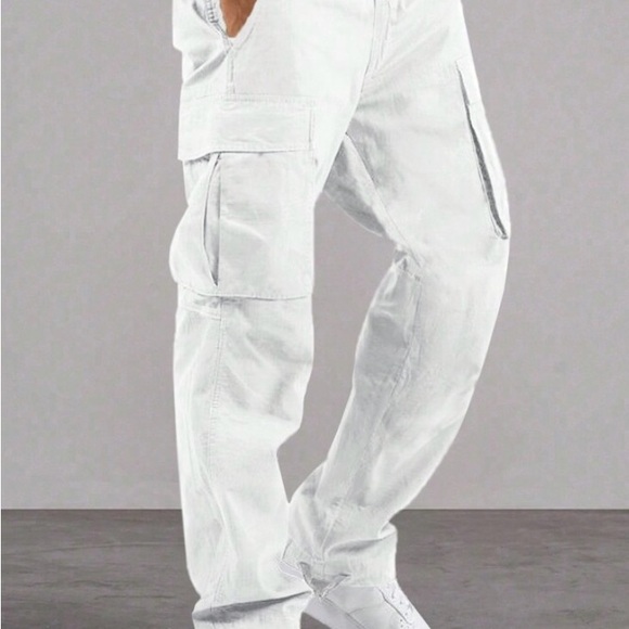 TNA Men's Crisp White Cargo Pants zs 8 - Picture 1 of 16